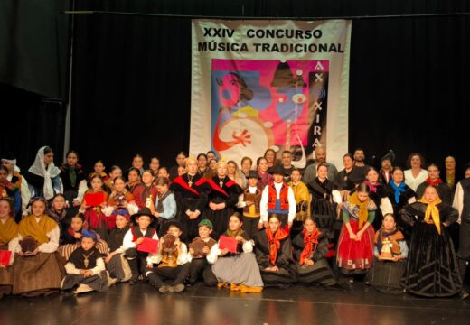 Máis de 350 participantes repartidos en 51 grupos e chegados de 26 agrupacións participaron no XXIV Concurso de Música Tradicional de Xiradela